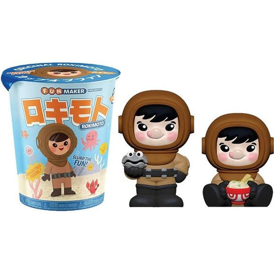 Welcome to the world of Rokimoto! Cups are factory sealed with 1 in 4 chance at slurprise! Each cup contains a 4" figure.
Slurprise is a rare variant to the common figure. Wave 2 Slurprise is the character sitting down with a bowl of ramen. Good luck!