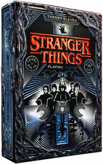 FULLY OVERTAKEN BY THE MIND FLAYER – The outer box has been completely consumed by the Upside Down. Dramatic holographic foils shimmer beneath deeply embossed vine detailing that wraps the entire package - this isn't just a card deck, it's a piece of the Hive Mind you can hold in your hands.
DISTRESSED & AGED BY THE UPSIDE DOWN – Every card in the Hive Mind deck has been intentionally aged and distressed, as if left to decay under the Mind Flayer's control. The result is a hauntingly immersive tactile exper