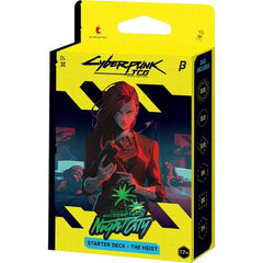The fundamental Cyberpunk TCG starter experience for Chooms who want to jump in without pushing their limits.
This deck features Night City mercenaries.
Product Configuration:• 40-card deck with 3 Legends
• Full set of 6 dice
• Paper playmat