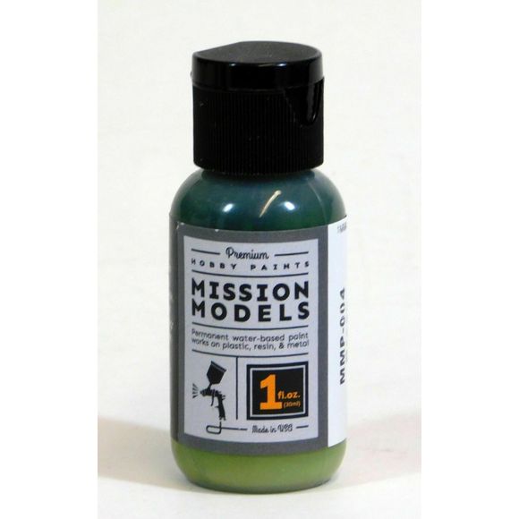 Mission Models MMP-004 Green Acrylic Paint 1 oz (30ml) | Galactic Toys & Collectibles