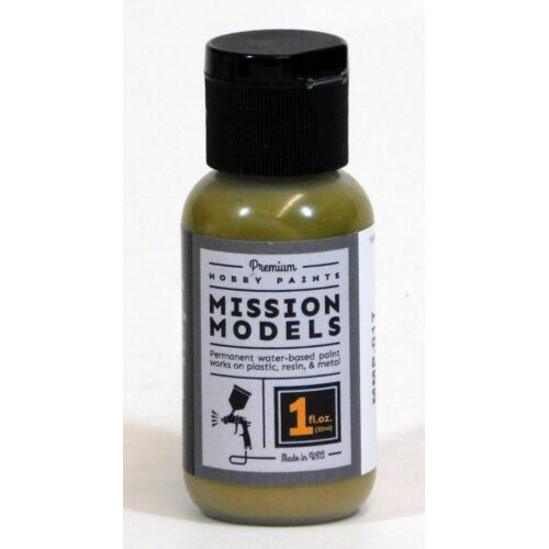Mission Models MMP-017 Green Brown Grunbraun RAL 8000 Acrylic Paint 1 oz (30ml) | Galactic Toys & Collectibles