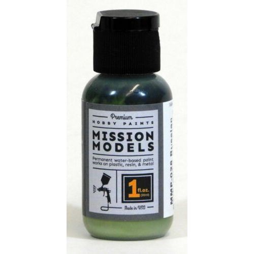 Mission Models MMP-028 Russian Dark Olive FS 34102 Acrylic Paint 1 oz (30ml) | Galactic Toys & Collectibles