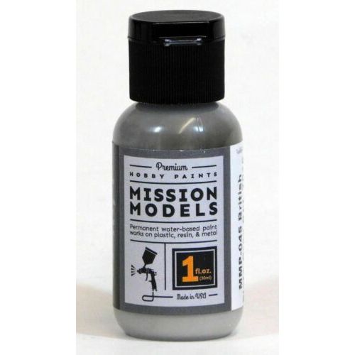 Mission Models MMP-045 British Slate Grey RAL 7016 Acrylic Paint 1 oz (30ml) | Galactic Toys & Collectibles