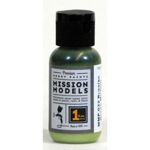 Mission Models MMP-032 Russian Green Modern Acrylic Paint 1 oz (30ml) | Galactic Toys & Collectibles