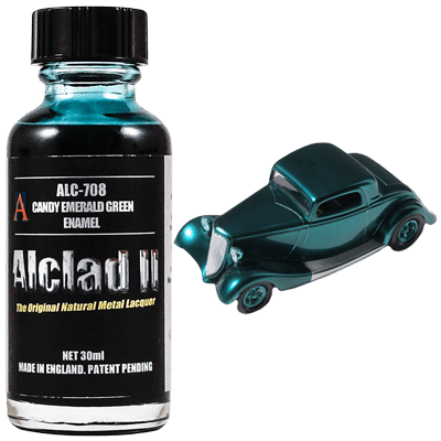 Alclad II Lacquers ALC708 Candy Emerald Green Enamel 1oz Lacquer Hobby Paint | Galactic Toys & Collectibles