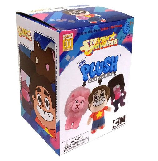 Steven Universe Mini Plush clip-ons mystery packs. Who will you get? ! Steven is an extraordinarily unique being with innate powers beyond that of both normal humans and Gems. While only a child, Steven has steadily grown from an escort of the Crystal Gems into an equal amongst their ranks thanks to his good-hearted nature and resourcefulness. Though he is a part of a monumental legacy, Steven is devoted to fulfilling his destiny as protector of humanity, just like his mother was before him.