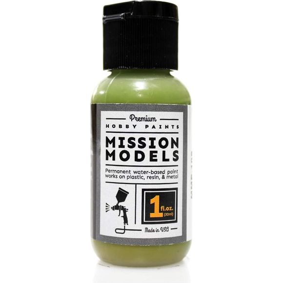 Mission Models MMP-109 M3 Mitsubishi Interior Green Acrylic Paint 1 oz (30ml) | Galactic Toys & Collectibles