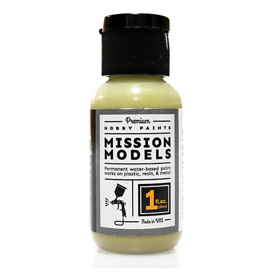 Mission Models MMP-110 J3 SP LT Grey Japanese Zero (Amber) Acrylic Paint 1 oz (30ml) | Galactic Toys & Collectibles