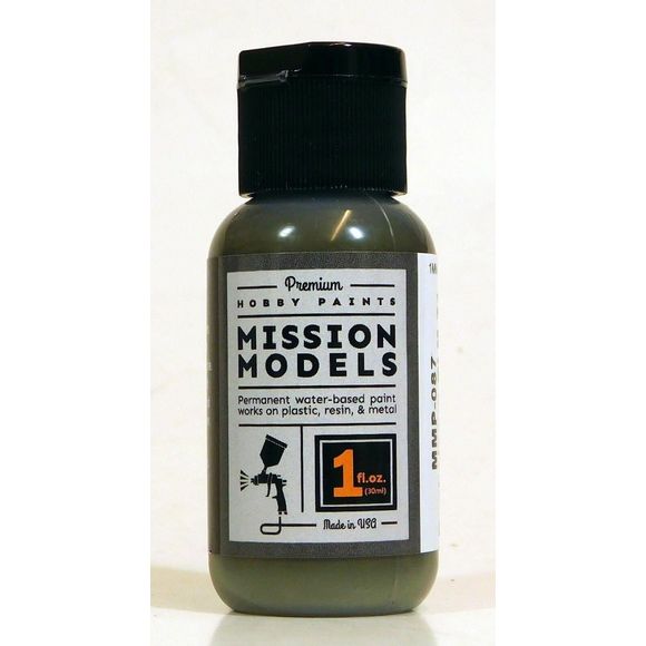 Mission Models MMP-087 Dark Green Dunkelgrun RLM 71 Acrylic Paint 1 oz (30ml) | Galactic Toys & Collectibles