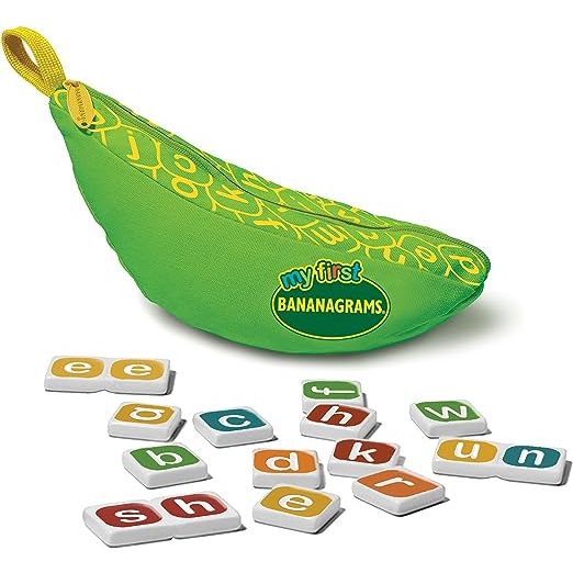 My First Bananagrams: Kids Spelling Tile Game | Galactic Toys & Collectibles
