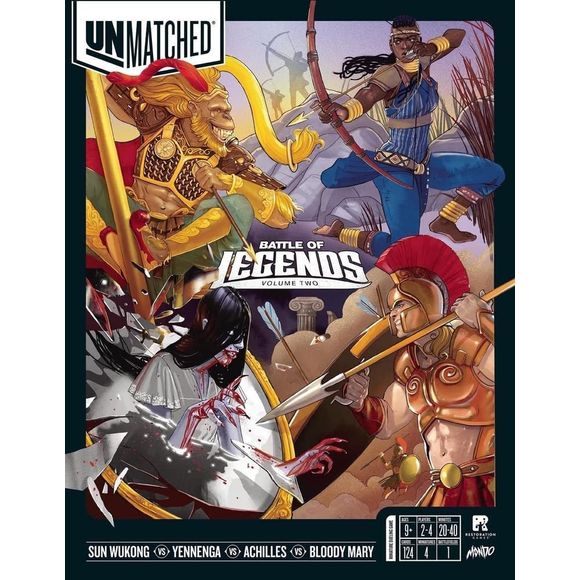 Restoration Games: Unmatched: Battle of Legends Volume Two | Galactic Toys & Collectibles