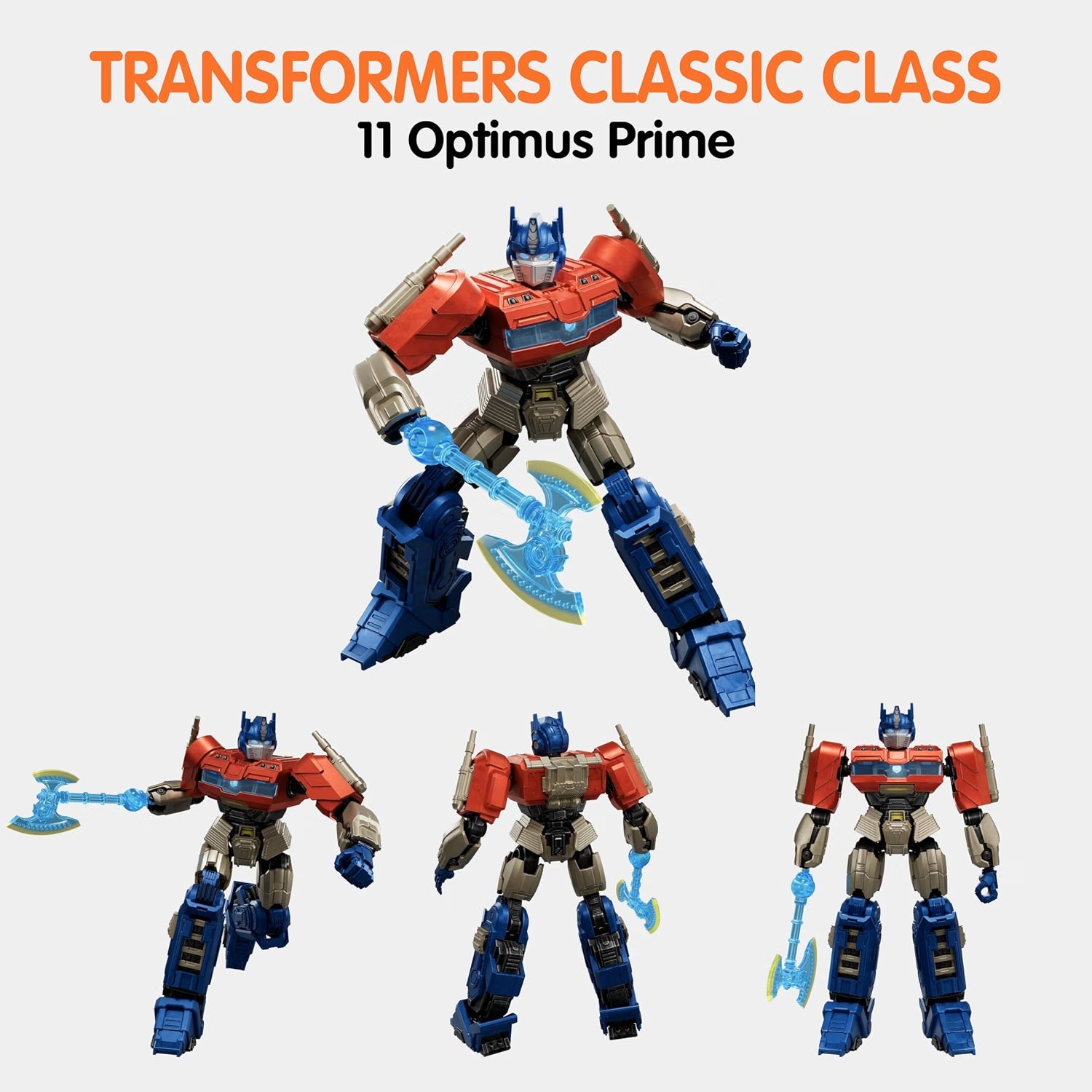 This 5-inch Optimus Prime model kit boasts full articulation, light-up features, and movie-accurate details. It includes weapons, interchangeable hands, and a display stand. No special tools are needed for assembly. Requires assembly.