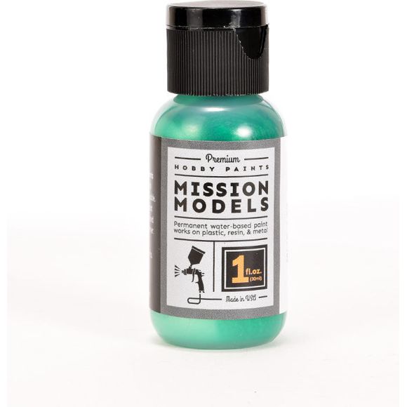 Mission Models MMP-144 Pearl Deep Green Acrylic Paint 1 oz (30ml) | Galactic Toys & Collectibles