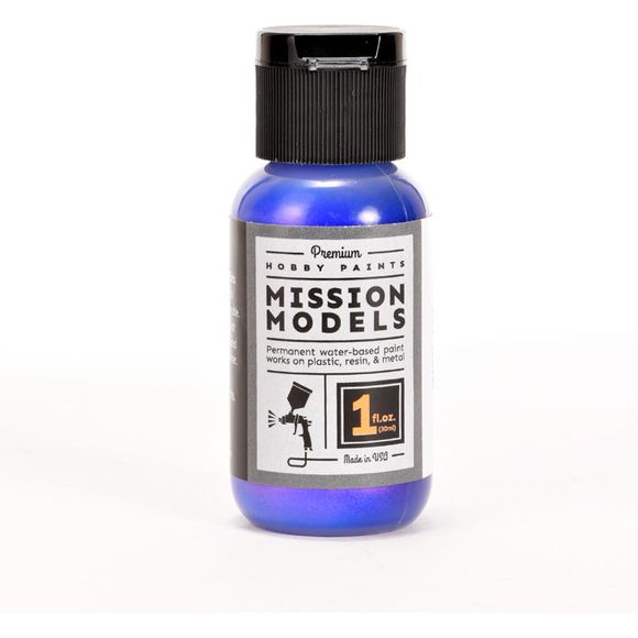 Mission Models MMP-156 Iridescent Blue Acrylic Paint 1 oz (30ml) | Galactic Toys & Collectibles
