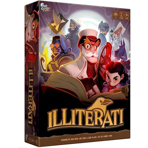 Gap Closer Games: Illiterati - Cooperative Survival Word Board Game | Galactic Toys & Collectibles