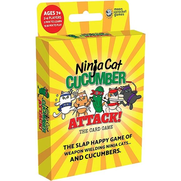 Moonsprocket Games: Ninja Cat Cucumber Attack! - Card Game | Galactic Toys & Collectibles
