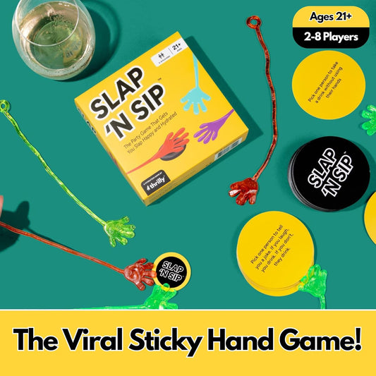 Thrilly Games: Slap 'N Sip - Adult Party Game