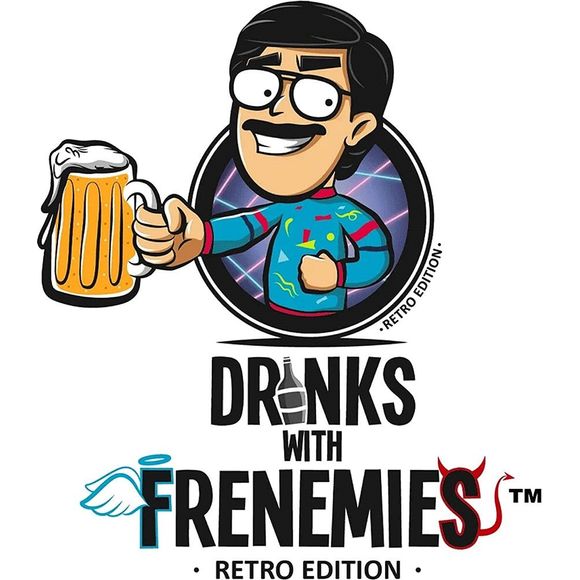 Be Games LLC: Drinks With Frenemies: Retro Edition - Party Card Game | Galactic Toys & Collectibles