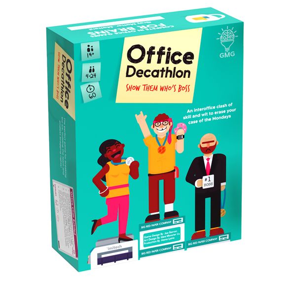 It's time to PLAY outside the box with Office Decathlon - a series of Olympic-inspired physical and mental challenges where you can show the office who's boss!  Choose from events like Office Chair Bobsled, Coffee Cup Relay or Pencil Javelin for team building, icebreakers and pure enjoyment!

A fun and innovative approach to team building, ice breaking and morale boosting!
Social media relevant - everyone will want to share pics of their co-workers playing Office Chair Bobsled!