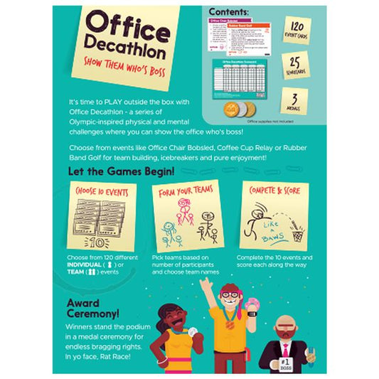 Gray Matters Games: Office Decathlon - Party Game