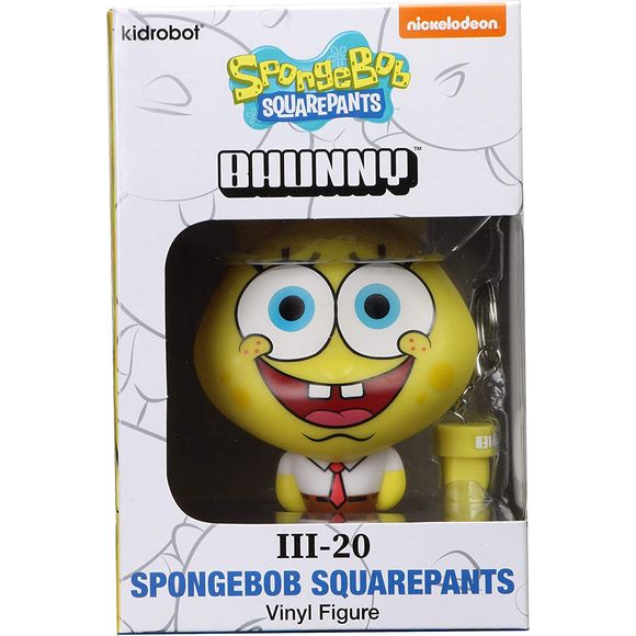 Kidrobot Bhunny: Spongebob Squarepants: Spongebob Squarpants 4-inch Vinyl Figure | Galactic Toys & Collectibles