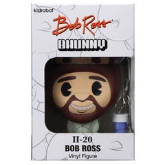 Kidrobot Bhunny: Bob Ross: Bob Ross 4-inch Vinyl Figure | Galactic Toys & Collectibles