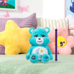 Basic Fun Care Bear Fun Size Bedtime Bear Sparkle Plushie 9 inches