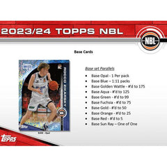 2023/24 Topps NBL Basketball Hobby Box