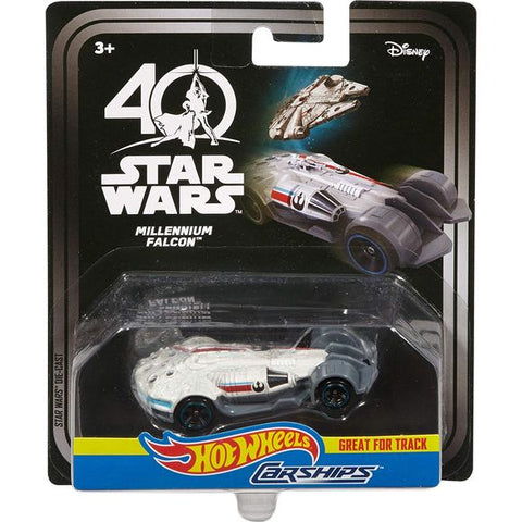 Hot Wheels: Star Wars Carships 40th Anniversary Millennium Falcon Vehicle | Galactic Toys & Collectibles