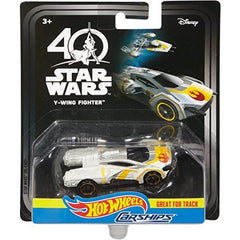 Hot Wheels Star Wars Carships 40th Anniversary Y-Wing Fighter Vehicle | Galactic Toys & Collectibles