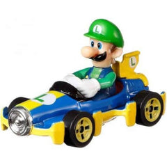 Hot Wheels Mario Kart 1:64 Die-Cast Replica - Luigi Mach 8