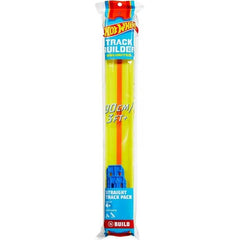 Hot Wheels Track Builder System Straight Track 4 pc Yellow Pack