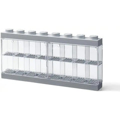 Put your LEGO minifigures on display while storing them safely in this LEGO Minifigure Display with space for 16 minifigures. Place the minifigures on the LEGO plates and close the transparent doors for safe storage. The display cases can be stacked into a customized storage / sorting system. They can either stand on a desk or be mounted on the wall for a visible display of your LEGO Minifigures.

Please note: LEGO minifigures not included.
Dimensions: 382 x 47 x 184 mm / 14.9 x 1.8 x 7.2 in
Material: ABS a