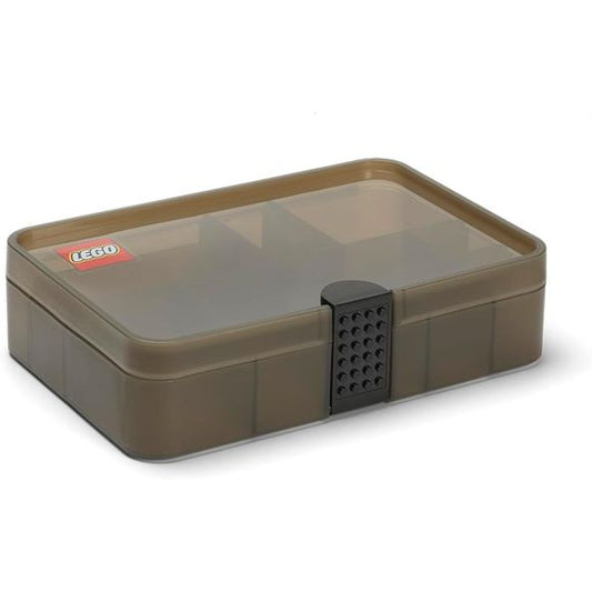 Organize your LEGO collection with the LEGO Sorting Box, a practical and fun solution for all your toy storage needs. Measuring 267 x 177 x 66 mm, this plastic storage box is made from safe PP material, ensuring durability and easy maintenance. Simply wipe it clean with a wet cloth to keep it in pristine condition. Inside, you'll find small compartments of various sizes, perfect for keeping your minifigures, vehicles, and other LEGO elements separated and intact. The LEGO Sorting Box is highly customizable