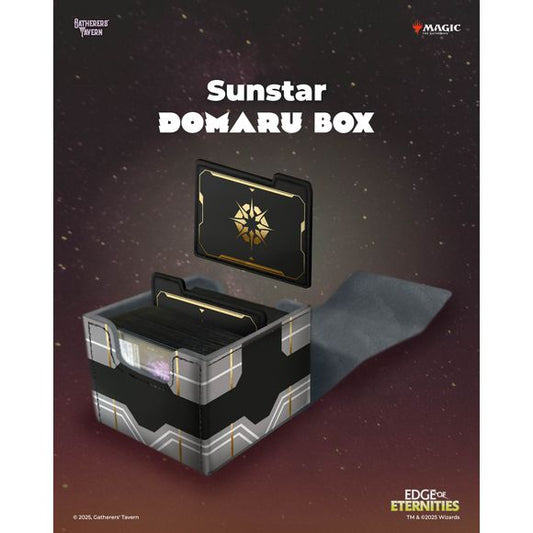 Inspired by the strength and elegance of Japanese samurai armor, DOMARU boxes are designed to provide your cherished collection with the best protection it deserves. Keep cards, dice and other trinkets safely wrapped within the body of these beautiful boxes that are sure to look gorgeous on your shelf or tabletop.