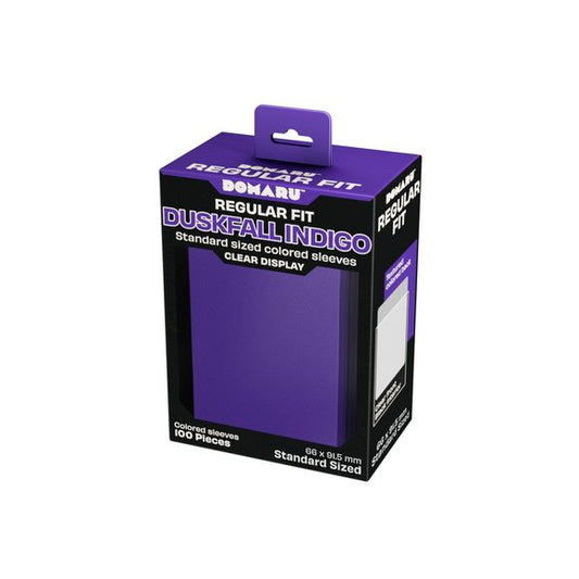 The DOMARU Sleeves Collection completes the DOMARU protection system, offering layered card protection for play, storage, and display. Designed to work seamlessly together, the range covers outer sleeves, inner sleeves, and rigid protectors, giving players full control over how they protect and present their cards. Regular fit sleeves built for smooth shuffling. 100 pieces colored sleeves. Standard Size ( 66 x 91.5 mm / 2.6" x 3.6"). Easy to shuffle, protects your cards, Clear front/black interior. Textured