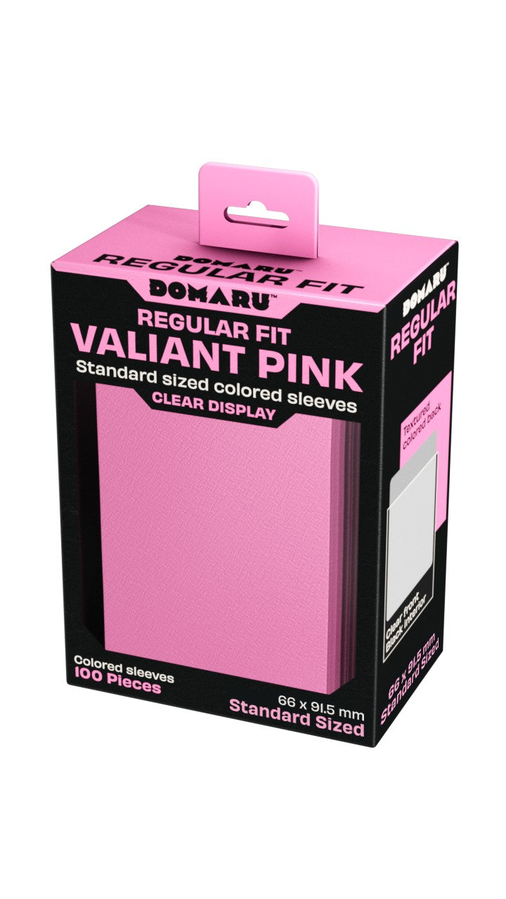 The DOMARU Sleeves Collection completes the DOMARU protection system, offering layered card protection for play, storage, and display. Designed to work seamlessly together, the range covers outer sleeves, inner sleeves, and rigid protectors, giving players full control over how they protect and present their cards. Regular fit sleeves built for smooth shuffling. 100 pieces colored sleeves. Standard Size ( 66 x 91.5 mm / 2.6" x 3.6"). Easy to shuffle, protects your cards, Clear front/black interior. Textured