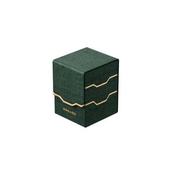 The DOMARU Armory Collection is our latest deck box line, built for strength, durability, and a commanding presence at the table. Featuring refined metallic details, a rugged textured exterior, and strong magnetic closures, each Armory box delivers uncompromising protection for serious play. Top Loading. Fits 100 double-sleeved cards. Includes 2 leather dividers. Strong Magnets. Sturdy textured leather materials and metallic details.