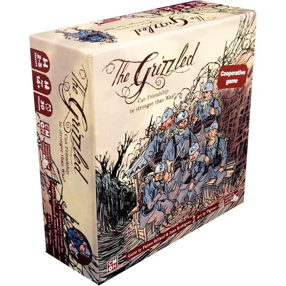 Through what tragedies can friendship endure? The Grizzled is a cooperative game about survival in the trenches during the World War I where players win or lose together. A true challenge, intense and immersive, it’s also a tribute to our ancestors who have fallen in battle before us. Featuring beautiful art by French artist Tignous, who was tragically killed in the Charlie Hebdo attack, the Grizzled’s outstanding art is the perfect complement to its message of peace and enduring friendship.