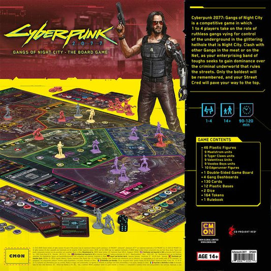 CMON: Cyberpunk 2077: Gangs of Night City - Board Game | Galactic Toys & Collectibles