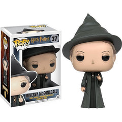 From Harry Potter, Professor McGonagall, as a stylized POP vinyl from Funko Figure stands 3 3/4 inches and comes in a window display box. Check out the other Harry Potter figures from Funko Collect them all.
