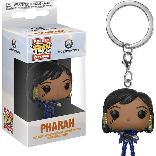 From Overwatch, Pharah, as a stylized pop keychain from Funko! figure stands 1.5 inches and comes in a window display box. Check out the other Overwatch figures from Funko! Collect them all!