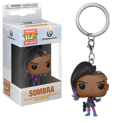 Funko Pop Keychain: Overwatch - Sombra Collectible Figure | Galactic Toys & Collectibles