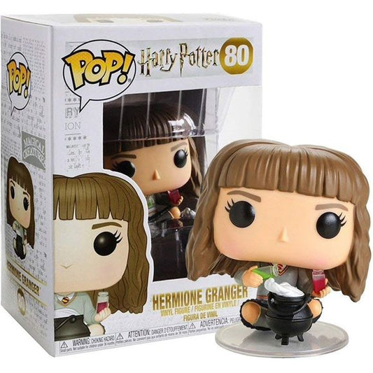 Does not come with exclusive sticker! Hermione is the brightest witch of her age in Harry Potter, and now you can have her in action in your collection with this Funko Pop!
