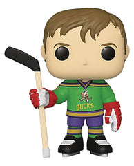 From Mighty Ducks, Adam Banks, as a stylized Pop vinyl from Funko Figure stands 3 3/4 inches and comes in a window display box. Check out the other Mighty Ducks figures from Funko Collect them all