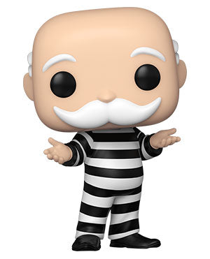 A Hasbro retro toys classic for your Pop! Vinyl collection! This Monopoly Criminal Uncle Pennybags Pop! Vinyl Figure measures approximately 3 3/4-inches tall. Comes packaged in a window display box.