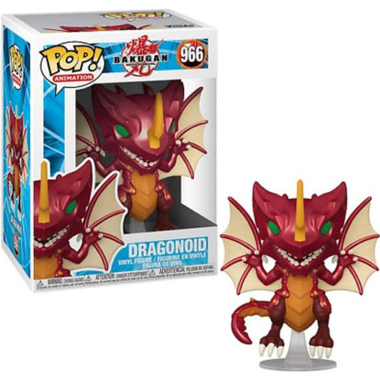 From Bakugan is Drago as a stylized Pop! vinyl from Funko! Figure stands about 4.75 inches and comes in a window display box. Check out the other Bakugan figures from Funko! Collect them all!