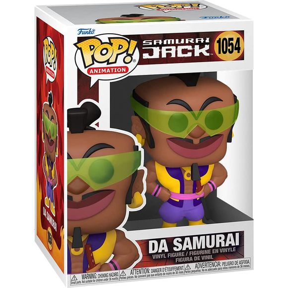 Da Samurai believes there can be only one samurai warrior and has emerged as Pop! Da Samurai to challenge Jack in your Samurai Jack collection. With any luck he may learn his lesson and learn from Jack. Vinyl figure is approximately 4.5-inches tall.