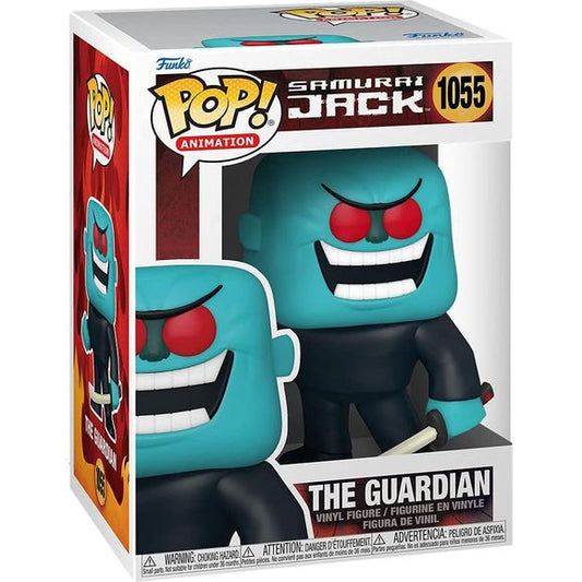 His duty is to protect his time portal and he will utilize his entire arsenal to do so. Collect Pop! The Guardian to convince him to aid in the fight against Aku in your Samurai Jack collection. Vinyl figure is approximately 4-inches tall.