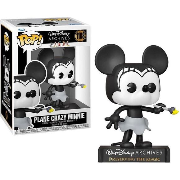 Funko Pop! Disney: Minnie Mouse - Plane Crazy Minnie (1928) | Galactic Toys & Collectibles